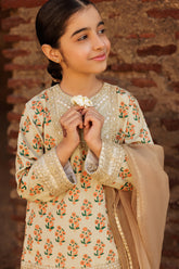 3-PC Kids Embroidered Raw-Silk Suit CKP-5-53